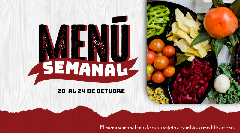 Menú semanal