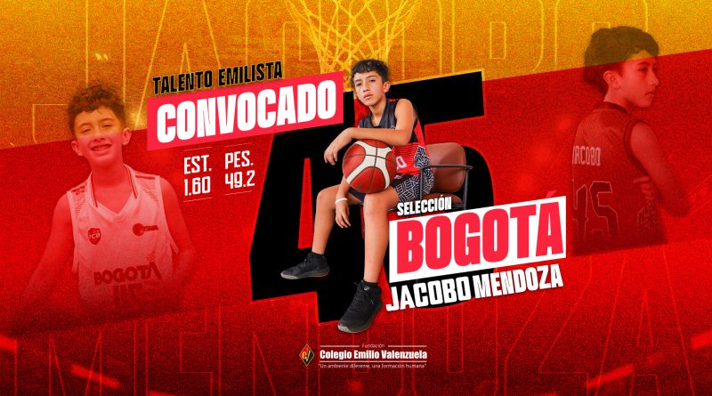 Orgullo Emilista: Jacobo Mendoza llegó a representar a Bogotá en el básquetbol.